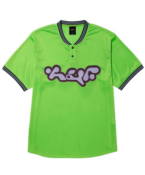 HUF(ハフ)の「HALFTIME HENLEY JERSEY / HUF ジャージ(ジャージ・メンズ・ブラック/グリーン系その他・MEDIUM/LARGE/X-LARGE)」の14枚目の写真