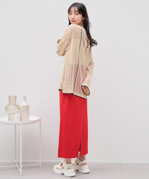 LOWRYS FARM（ローリーズファーム）の「２ＷＡＹキリカエメッシュＰＯＬＳ 104765（ニット/セーター・レディース・ブルー/ブラック/ホワイト/ホワイト系その他・FREE）」の18枚目の写真