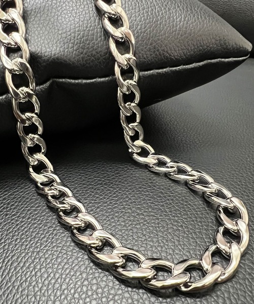 DiamondHearts（ダイヤモンドハーツ）の「キューバンチェーンネックレス（ネックレス・レディース・シルバー・FREE）」の5枚目の写真