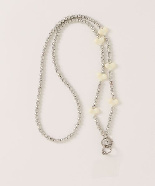 LAC-VERT（ラック・ヴェール）の「【スマホ対応】リボン＆ハートストラップ（スマホグッズ・レディース・ブラック/ホワイト/その他2/その他1・FREE）」の9枚目の写真