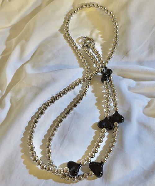 LAC-VERT（ラック・ヴェール）の「【スマホ対応】リボン＆ハートストラップ（スマホグッズ・レディース・ブラック/ホワイト/その他2/その他1・FREE）」の12枚目の写真