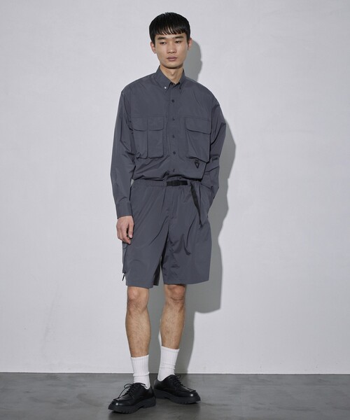 Firsthand（ファーストハンド）の「Firsthand/ファーストハンド REポリエステル ユーティリティ ショーツ（その他パンツ・メンズ・ブラック/チャコールグレー・M/L）」の20枚目の写真