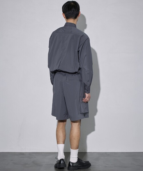 Firsthand（ファーストハンド）の「Firsthand/ファーストハンド REポリエステル ユーティリティ ショーツ（その他パンツ・メンズ・ブラック/チャコールグレー・M/L）」の22枚目の写真