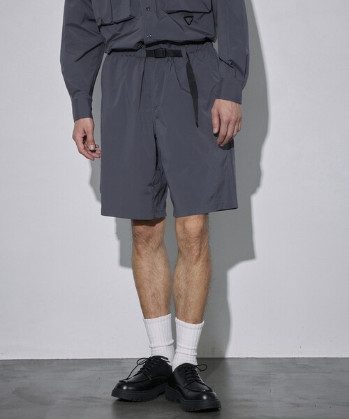 Firsthand（ファーストハンド）の「Firsthand/ファーストハンド REポリエステル ユーティリティ ショーツ（その他パンツ・メンズ・ブラック/チャコールグレー・M/L）」の11枚目の写真