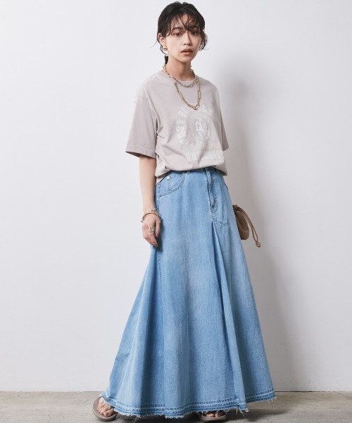 CHIC STYLE(シックスタイル)の「<大きいサイズ>綿100%ロゴプリントTシャツ シックスタイル(Tシャツ/カットソー・レディース・ベージュ/ブラック/オフホワイト・5L/4L/3L/LL/L)」の19枚目の写真