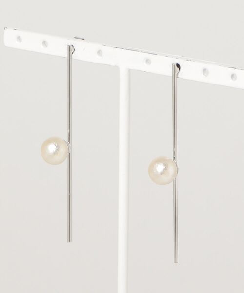 クアラントット　　パールピアス K10 lantern pearl pierced earring ランタン パール ピアス