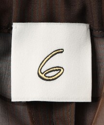 6（ロク）の「＜6(ROKU)＞シアー チェック スカート（スカート）」 - WEAR 