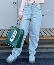 F i.n.t | ハイウエストストレートデニムパンツ(デニムパンツ)