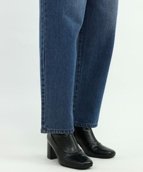 F i.n.t(フィント)の「ハイウエストストレートデニムパンツ/fint フィント(デニムパンツ・レディース・ブルー/ライトブルー・2/1/0)」の18枚目の写真
