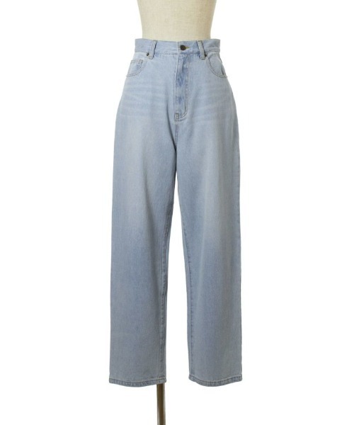 F i.n.t(フィント)の「ハイウエストストレートデニムパンツ/fint フィント(デニムパンツ・レディース・ブルー/ライトブルー・2/1/0)」の21枚目の写真