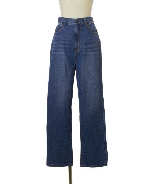 F i.n.t(フィント)の「ハイウエストストレートデニムパンツ/fint フィント(デニムパンツ・レディース・ブルー/ライトブルー・2/1/0)」の22枚目の写真