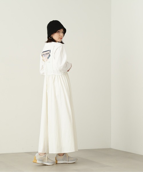 N.（N. Natural Beauty Basic）（エヌエヌナチュラルビューティーベーシック）の「◆ジャガードドッキングキャミワンピース（ワンピース・レディース・オフホワイト/ブラック・MEDIUM）」の15枚目の写真