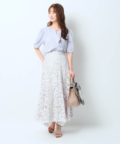 JUSGLITTY（ジャスグリッティー）の「レイヤーラッフルフロントバー 
