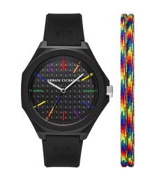 ARMANI EXCHANGE | アルマーニ・エクスチェンジ 腕時計 レディース アナログ シリコン AX7158SET(アナログ腕時計)