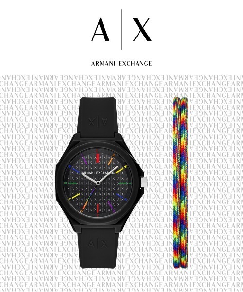 ARMANI EXCHANGE（アルマーニエクスチェンジ）の「アルマーニ・エクスチェンジ 腕時計 レディース アナログ シリコン AX7158SET（アナログ腕時計・レディース・ブラック・FREE）」の12枚目の写真