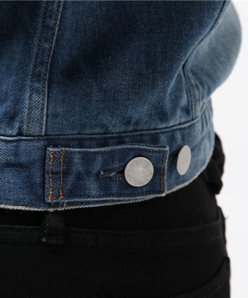 RIVE DROITE（リヴドロワ）の「usedGジャン（テーラードジャケット・レディース・インディゴブルー・FREE）」の5枚目の写真