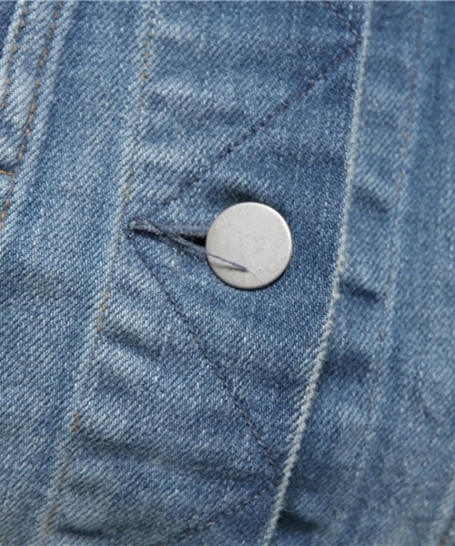 RIVE DROITE（リヴドロワ）の「usedGジャン（テーラードジャケット・レディース・インディゴブルー・FREE）」の7枚目の写真