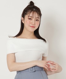 ラメリブニット