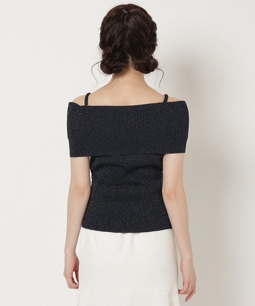 REDYAZEL（レディアゼル）の「ラメリブニット（ニット/セーター・レディース・ピンク/ネイビー/オフホワイト/ブルー・FREE）」の13枚目の写真