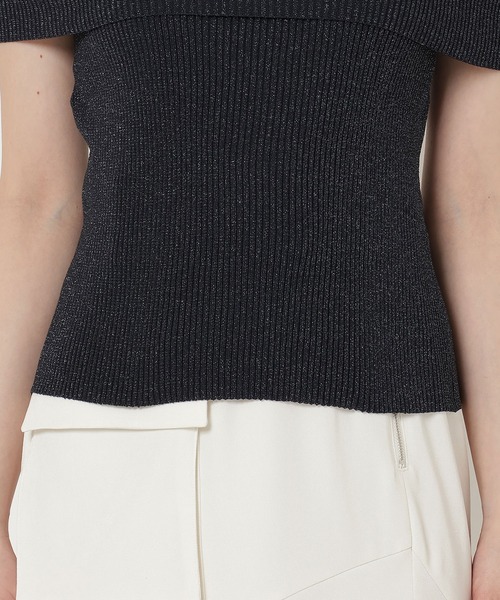 REDYAZEL（レディアゼル）の「ラメリブニット（ニット/セーター・レディース・ピンク/ネイビー/オフホワイト/ブルー・FREE）」の16枚目の写真