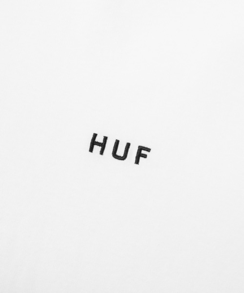 OG LOGO TEE / HUF ハフ ヘビーウェイト Tシャツ 刺繍ロゴ 半袖(Tシャツ/カットソー)|HUF(ハフ) OG LOGO TEE / HUF ハフ ヘビーウェイト Tシャツ 刺繍ロゴ 半袖(Tシャツ/カットソー)|HUF(ハフ)