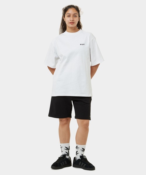 OG LOGO TEE / HUF ハフ ヘビーウェイト Tシャツ 刺繍ロゴ 半袖(Tシャツ/カットソー)|HUF(ハフ) OG LOGO TEE / HUF ハフ ヘビーウェイト Tシャツ 刺繍ロゴ 半袖(Tシャツ/カットソー)|HUF(ハフ)