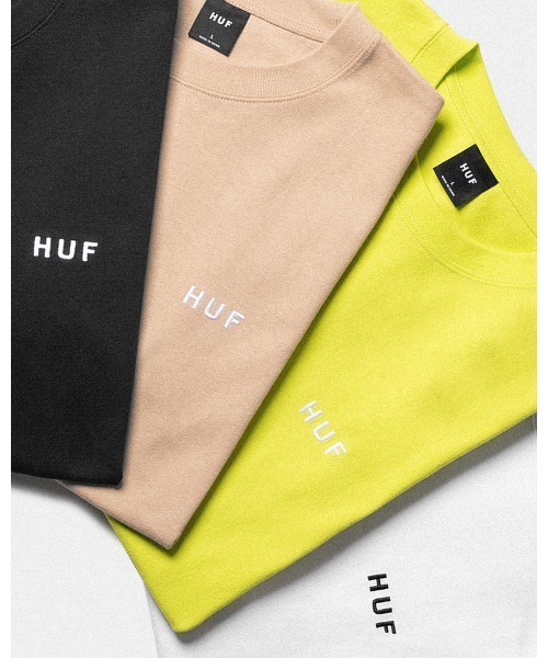 OG LOGO TEE / HUF ハフ ヘビーウェイト Tシャツ 刺繍ロゴ 半袖(Tシャツ/カットソー)|HUF(ハフ) OG LOGO TEE / HUF ハフ ヘビーウェイト Tシャツ 刺繍ロゴ 半袖(Tシャツ/カットソー)|HUF(ハフ)