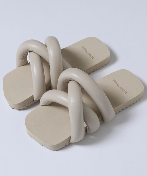 Firsthand(ファーストハンド)の「YUME YUME/ユメユメ TYRE SLIDE / スライドサンダル(サンダル・レディース・ベージュ/ブラック・37/38/36)」の13枚目の写真