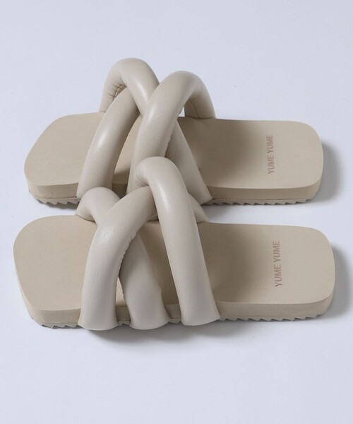 Firsthand(ファーストハンド)の「YUME YUME/ユメユメ TYRE SLIDE / スライドサンダル(サンダル・レディース・ベージュ/ブラック・37/38/36)」の15枚目の写真