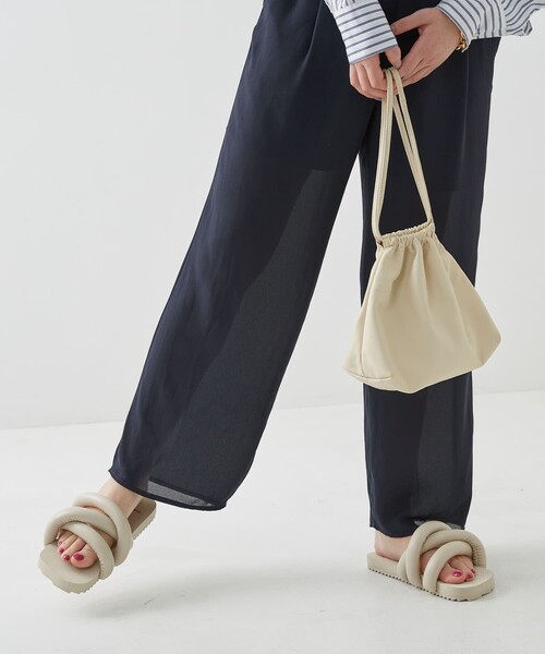 Firsthand(ファーストハンド)の「YUME YUME/ユメユメ TYRE SLIDE / スライドサンダル(サンダル・レディース・ベージュ/ブラック・37/38/36)」の11枚目の写真