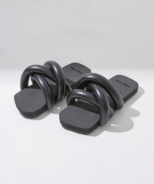 Firsthand(ファーストハンド)の「YUME YUME/ユメユメ TYRE SLIDE / スライドサンダル(サンダル・レディース・ベージュ/ブラック・37/38/36)」の9枚目の写真