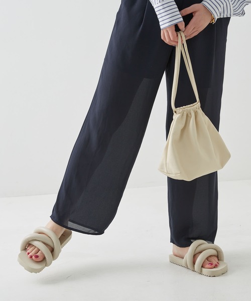 Firsthand(ファーストハンド)の「YUME YUME/ユメユメ TYRE SLIDE / スライドサンダル(サンダル・レディース・ベージュ/ブラック・37/38/36)」の8枚目の写真