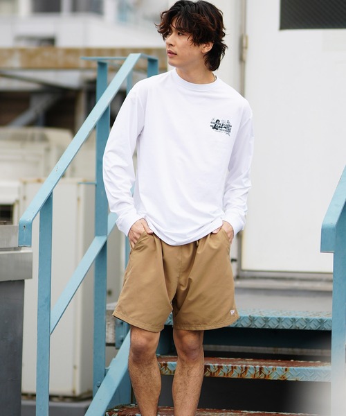 lost(ロスト)の「【ムラサキスポーツ限定】lost/ロスト 長袖Tシャツ ラッシュガード/水陸両用 UVケア MARITIME RALS L24SS-AF(ラッシュガード・メンズ・ホワイト/ブラック・M/L/XL)」の7枚目の写真