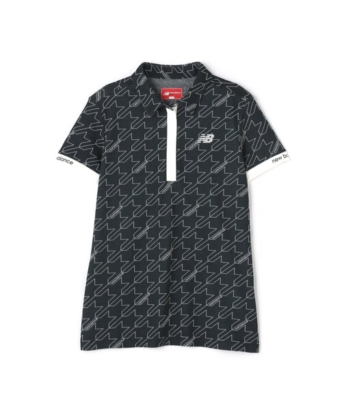 New Balance Golf(ニューバランスゴルフ)の「【new balance golf】ドット千鳥格子柄 半袖 カラーシャツ (WOMENS SPORT)(ポロシャツ・レディース・ベージュ/イエロー/ホワイト/ブラック・SMALL/MEDIUM/LARGE)」の22枚目の写真