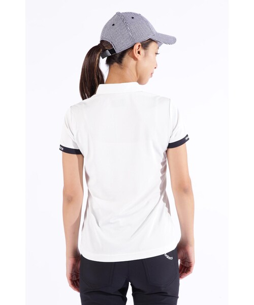ドット千鳥格子柄 半袖 カラーシャツ (WOMENS SPORT) 【公式通販】