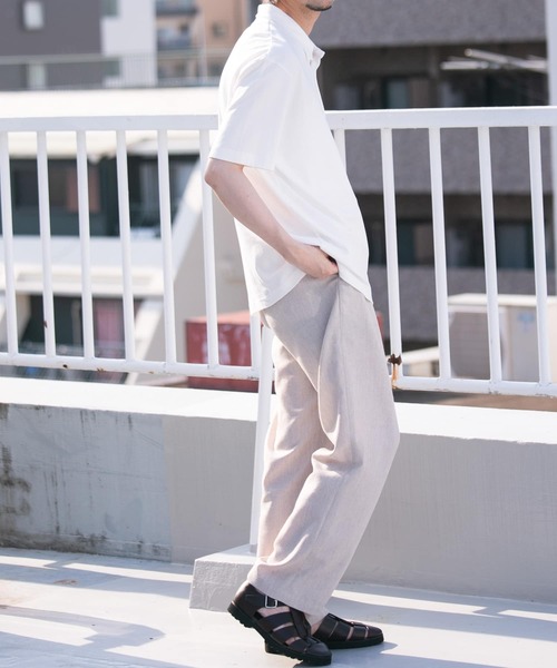 URBAN RESEARCH ROSSO MEN(アーバンリサーチロッソメン)の「『XLサイズあり』『UR TECH』防汚加工 リラックス半袖ポロシャツ(ポロシャツ・メンズ・ネイビー/ホワイト/ブラック/グレー・SMALL/MEDIUM/LARGE/X-LARGE)」の5枚目の写真