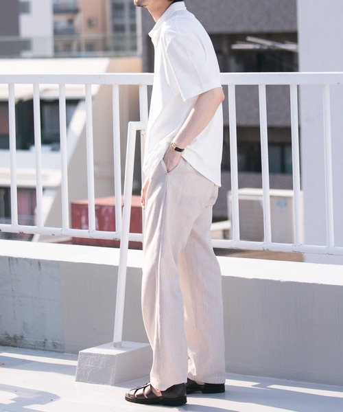 URBAN RESEARCH ROSSO MEN(アーバンリサーチロッソメン)の「『XLサイズあり』『UR TECH』防汚加工 リラックス半袖ポロシャツ(ポロシャツ・メンズ・ネイビー/ホワイト/ブラック/グレー・SMALL/MEDIUM/LARGE/X-LARGE)」の7枚目の写真