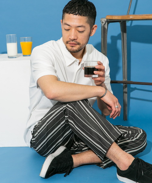 URBAN RESEARCH ROSSO MEN(アーバンリサーチロッソメン)の「『XLサイズあり』『UR TECH』防汚加工 リラックス半袖ポロシャツ(ポロシャツ・メンズ・ネイビー/ホワイト/ブラック/グレー・SMALL/MEDIUM/LARGE/X-LARGE)」の10枚目の写真