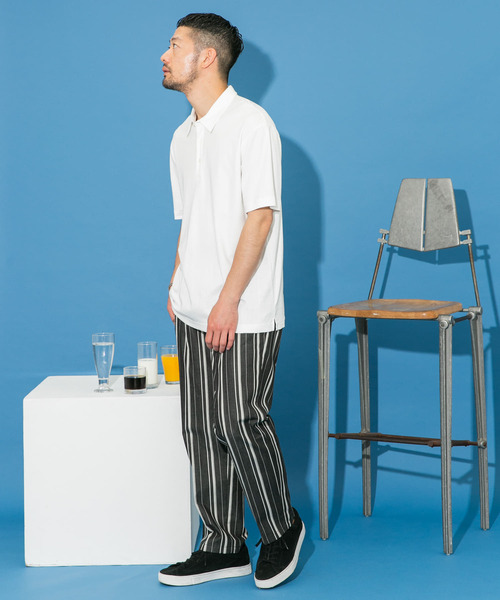 URBAN RESEARCH ROSSO MEN(アーバンリサーチロッソメン)の「『XLサイズあり』『UR TECH』防汚加工 リラックス半袖ポロシャツ(ポロシャツ・メンズ・ネイビー/ホワイト/ブラック/グレー・SMALL/MEDIUM/LARGE/X-LARGE)」の21枚目の写真