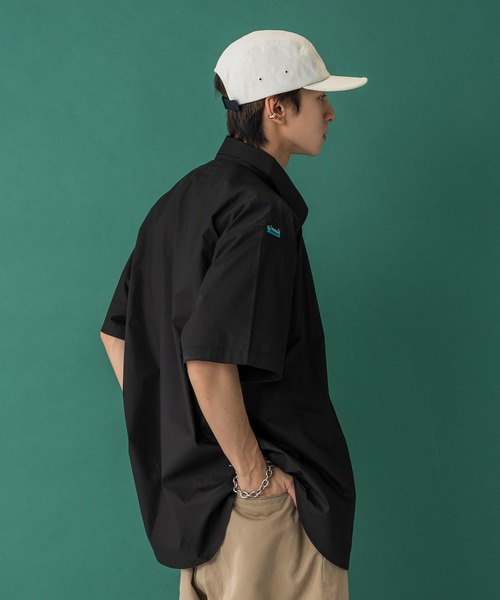 Adoon plain（アドーンプレーン）の「ステッチピスネームシャツ（シャツ/ブラウス・メンズ・オフホワイト/ブラック・MEDIUM/LARGE）」の14枚目の写真