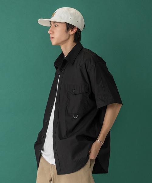 Adoon plain（アドーンプレーン）の「ステッチピスネームシャツ（シャツ/ブラウス・メンズ・オフホワイト/ブラック・MEDIUM/LARGE）」の13枚目の写真