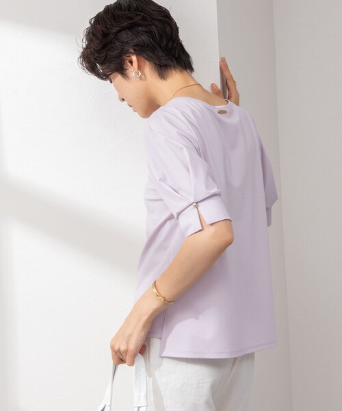 NOLLEY’S Sophi（ノーリーズソフィ）の「タックスリーブプルオーバーカットソー（Tシャツ/カットソー・レディース・ベビーピンク/ブラック/オフホワイト・38）」の19枚目の写真