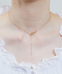 Zoule（ゾーラ）の「Zoule ゾーラ：stainless N-42　ステンレス　Y字ネックレス（ネックレス・キッズ）」