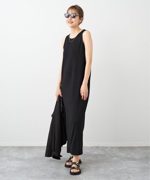 plage（プラージュ）の「《追加》リブタンクワンピース（ワンピース・レディース・ブラック/チャコールグレー/アイボリー・36/38）」の18枚目の写真