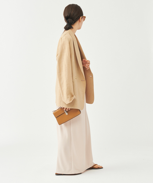 plage（プラージュ）の「《追加》リブタンクワンピース（ワンピース・レディース・ブラック/チャコールグレー/アイボリー・36/38）」の8枚目の写真