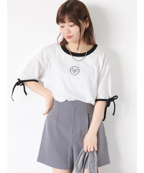 ehka sopo(エヘカソポ)の「タックハイウエストショートパンツ(その他パンツ・レディース・ベージュ/ブラック/モカ/グレー・F)」の7枚目の写真