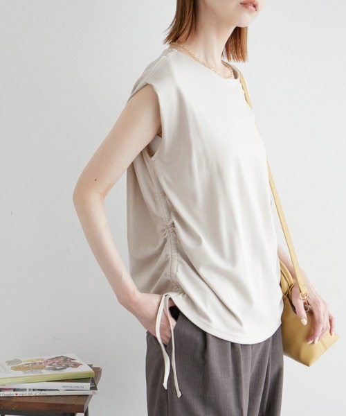 Polygiene ドロストカットトップス