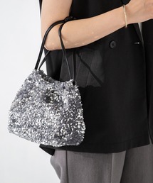 welleg（ウェレッグ）の「2WAY スパンコール巾着バッグ（ショルダーバッグ）」