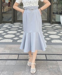 an another angelus | ゴールドバックルベルト付きマーメイドスカート(スカート)