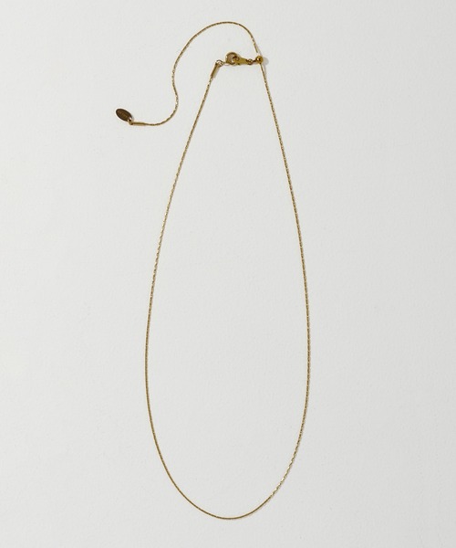 GOLDY（ゴールディ）の「【金属アレルギー軽減】スキニー チェーン スライド ステンレス ネックレス（ネックレス・レディース・ゴールド/シルバー・FREE）」の3枚目の写真